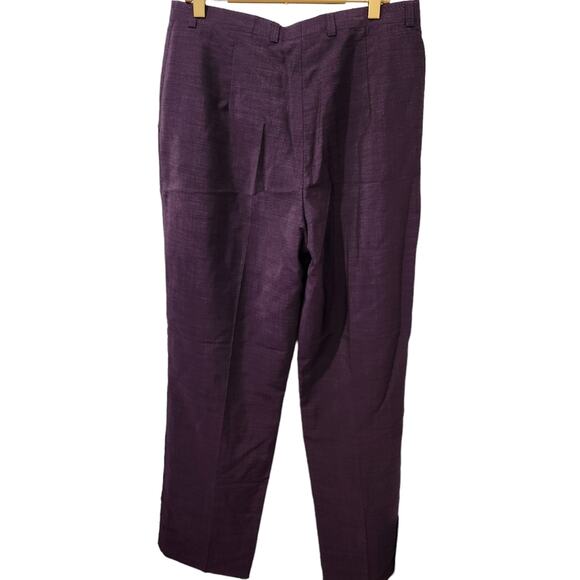 Escada plum pants suit size US 6 EUR 42 - Picture 4 of 10